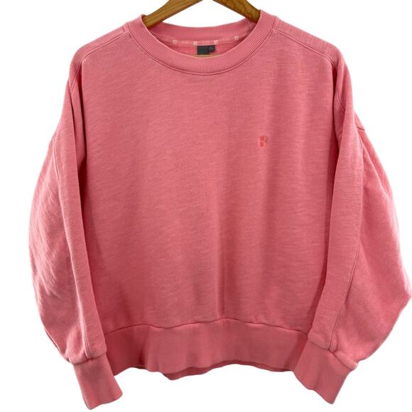 Sweaty Betty Tops - Sweaty Betty Essentials Crewneck Sweatshirt Boxy Soft Pink Size Large